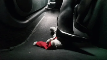 Heels Daze Org - Candid Plushie Trample Black Stilettos BMW e46.webp