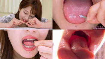 Japanese Asian Biting Mouth Fetish - Maina Yuuri - Giantess ASMR - Giant cute girl makes dwarf ejacu.webp
