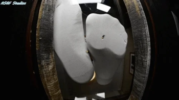 Amateur Soles Giantess And Footjobs - K crushing in thin white socks - MP4.webp