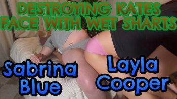 Fetish Nature Films - Sabrina & Layla Fight To Fart on Slaves Face.webp