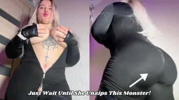 The Fart World - Alyona Catsuit Farts! This girl unzips a massive booty!.webp