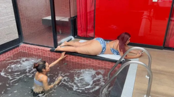Goddess Scarlet White - POOL SIDE FART DOMINATION By SCARLET WHITE, ROSALIA AND ANITA CAM BY DANI FU.webp