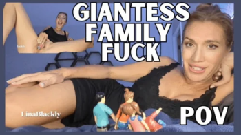 Linablackly - Giantess Family Shrunk and Punished.webp