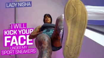 Femdomsquad Video Store - I will punish you under my sports sneakers ( Shrinking &amp; Giantess Feet.webp