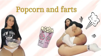 Candygiirl - Piggy girlfriend eats all the popcorn and farts a lot.webp